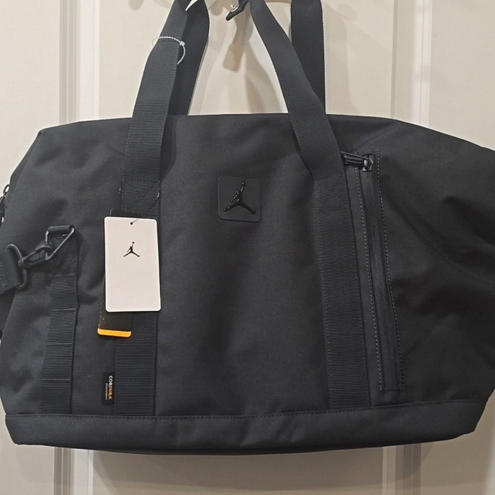 Jordan Air Jordan Cordura Duffel Bag- DK Smoke Grey - Picture 7 of 10
